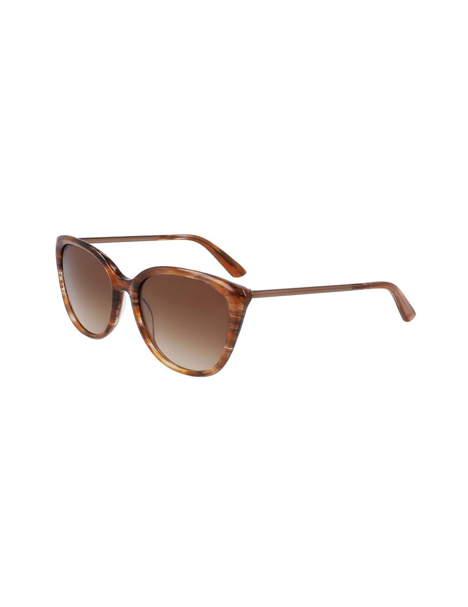 Oeil de chat Anne Klein Mocha Combo Sunglasses   | JXX-3872085